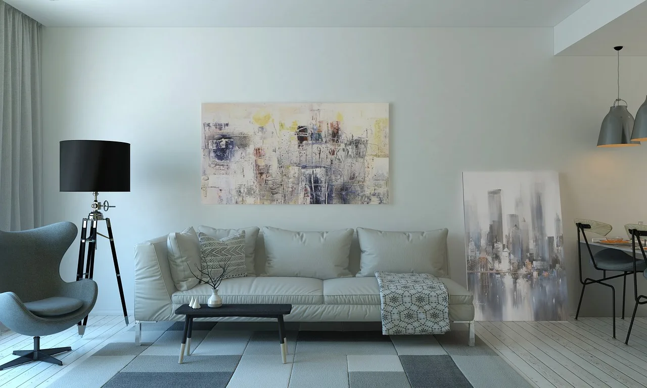 Sample living room photo before RoomFix analysis